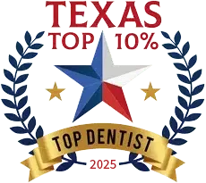 Texas Top 10% Dentist 2025