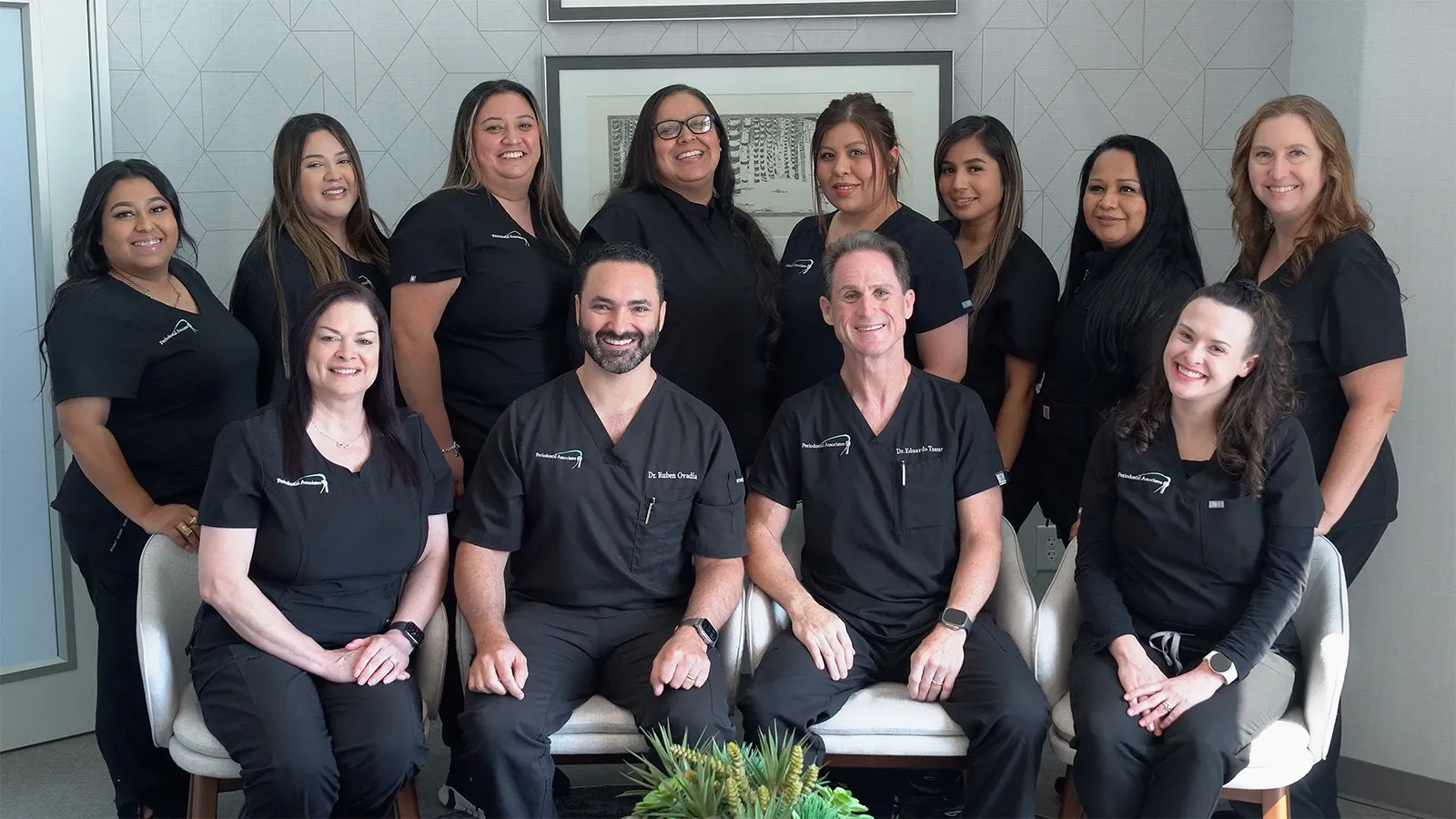 The staff at Periodontal Associates